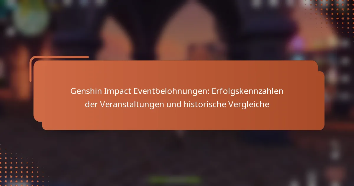 Genshin Impact Eventbelohnungen: Erfolgskennzahlen der Veranstaltungen und historische Vergleiche